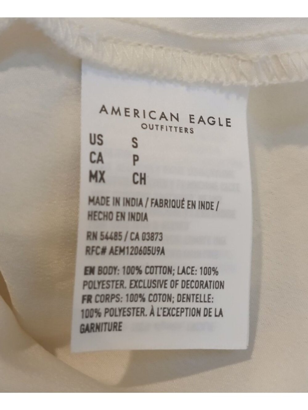American Eagle Cream Small Long Sleeve Tiered Ruffle Dress Cowgirl w/ Lace #L-66 - Picture 4 of 9
